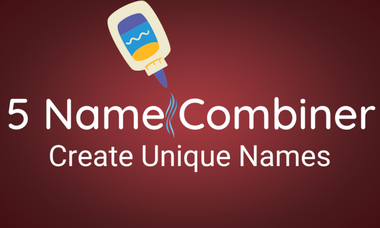 Two Name Combiner Tool To Create Unique Names