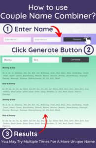 Couple Name Combiner Tool 💑 Create Attractive Names Free 💖